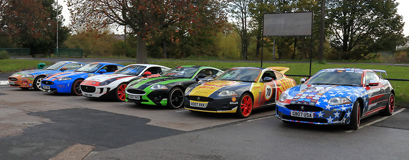 Row of Cars - Bluebell Wood Charity